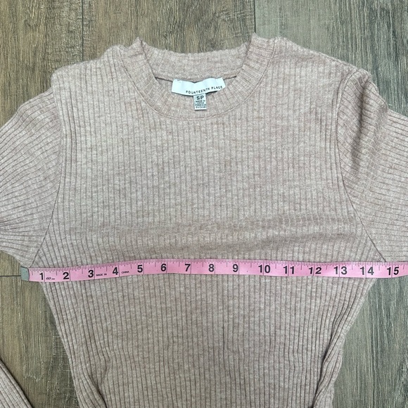 FOURTEENTH PLACE Long sleeve ribbed dress - Picture 3 of 4